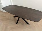 Deens ovaal eiken eettafel 220x100, Ophalen, 100 tot 150 cm, -, -
