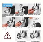 Herenthal Vleesmolen - Nieuwstaat, Witgoed en Apparatuur, Keukenmixers, 1 tot 2 liter, 3 snelheden of meer, Ophalen of Verzenden