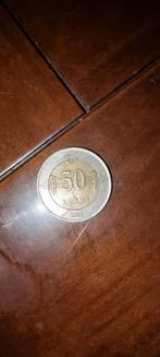 50 kurus turkiye cumhuriyeti 2010, Postzegels en Munten, Munten | België, Ophalen of Verzenden, Overig, Losse munt