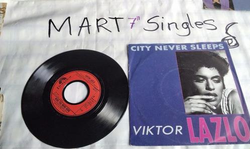 Viktor Lazlo City Never Sleeps / Wish You Were Here Single, Cd's en Dvd's, Vinyl Singles, Gebruikt, Pop, 7 inch, Verzenden