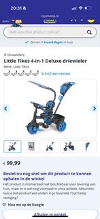 Little Tikes 4-in-1 Deluxe Driewieler, Fietsen en Brommers, Fietsen | Driewielers, Ophalen, Nieuw, Duwstang