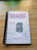 Seeburg V200 service manual, Ophalen of Verzenden, 1950 tot 1960, Seeburg