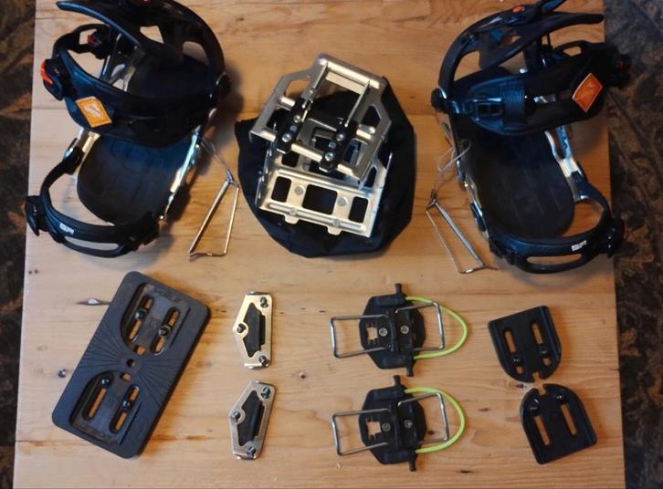 Splitboard binding set, Sport en Fitness, Snowboarden, Zo goed als nieuw, Bindingen, Ophalen of Verzenden