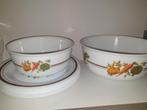 Vintage Bordjes en Schalen Set, Gebruikt, Ophalen of Verzenden, Bord(en), Overige stijlen