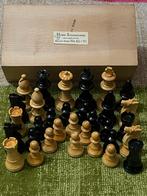 Vintage Chess HomasStaunton Lood Vilt Koninghoogte 74 mm, Ophalen of Verzenden, Gebruikt