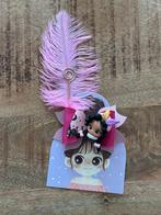 Haarspeld met veer en strik sinterklaas piet meisjes, Ophalen of Verzenden, Nieuw