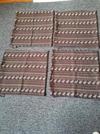 4  nieuwe kussenhoezen met print en rits  NIEUW NIEUW, Ophalen of Verzenden, Nieuw, Bruin, Vierkant