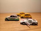 4 vintage autootjes. Corgi, edocar en Hartoy., Ophalen