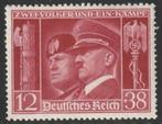 Duitsland 1941 763 Hitler & Mussolini, Ongebruikt, Postzegels en Munten, Overige periodes, Verzenden, Postfris