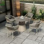 Tuinset Loungeset Tuintafel met stoelen Tuinstel, 4 zitplaatsen, Ophalen of Verzenden, Tuinset, Eettafel