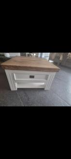 Masief eiken Sallontafel, Huis en Inrichting, Tafels | Salontafels, Ophalen, Gebruikt, Eikenhout, 50 tot 100 cm