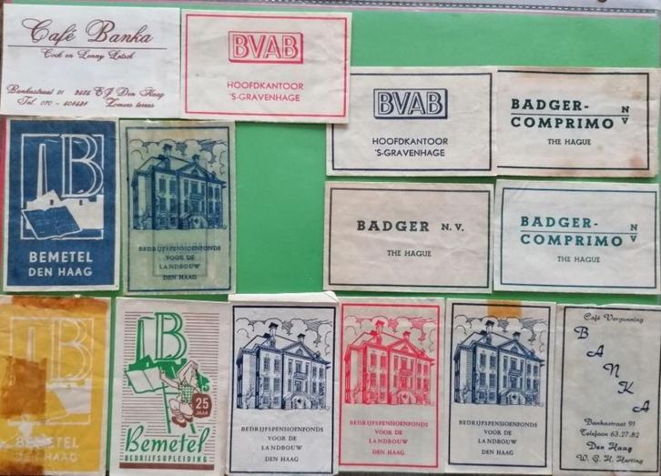 Den Haag gesorteerd op B 338, Verzamelen, Suikerzakjes, Verzenden
