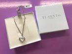 Ti Sento zilver ketting 925 met hart hanger nieuw, Sieraden, Tassen en Uiterlijk, Kettingen, Met hanger, Verzenden, Nieuw, Zilver