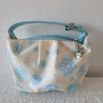 Cacharel Parfums mini tas floral print licht blauw wit, Ophalen of Verzenden, Zo goed als nieuw, Blauw