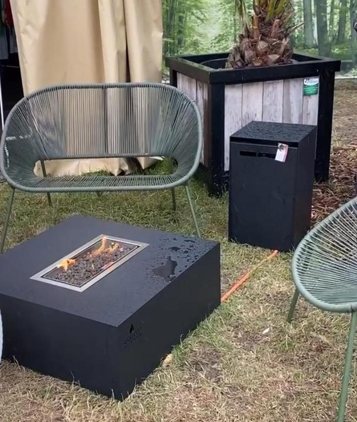 Vuurtafel Sunwood  Habanero incl. Gasbox, Tuin en Terras, Vuurtafels, Gebruikt, Ophalen
