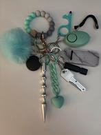 Zelfverdediging Sleutelhanger Set (paars of mint groen), Verzenden, Nieuw