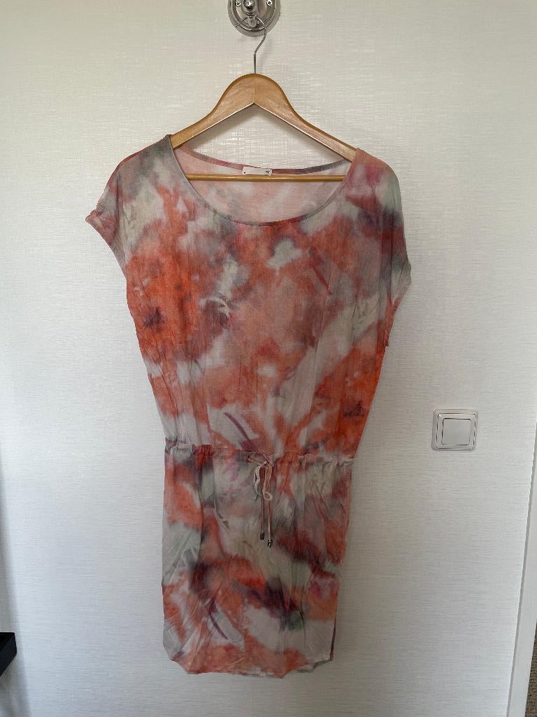 Supertrash oranje roze jurk maat medium 38 zomerjurk, Maat 38/40 (M), Supertrash, Oranje, Ophalen of Verzenden