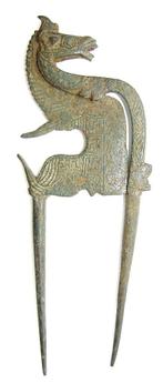 Winged Horse Betel nut cutter 17e eeuw    a067, Antiek en Kunst, Antiek | Gereedschap en Instrumenten, Ophalen of Verzenden