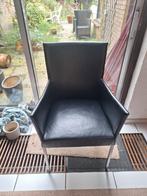 6 eetkamerstoelen van Bert Plantagie, Huis en Inrichting, Stoelen, Ophalen, Gebruikt, Zwart, Leer