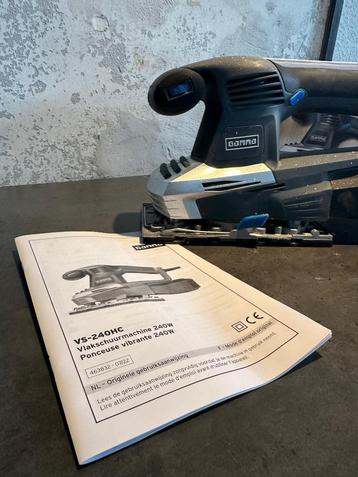 GAMMA Vlakschuurmachine VS-240HC – 240W – Met Stofbox & Snel beschikbaar voor biedingen