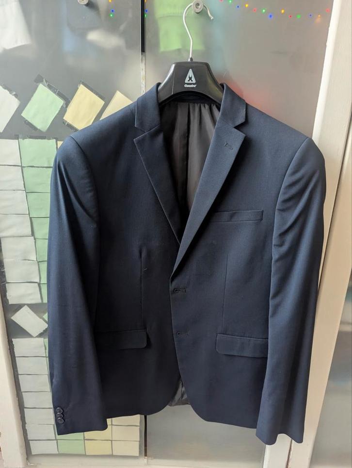 Colbert jasje, Kleding | Heren, Kostuums en Colberts, Zo goed als nieuw, Maat 48/50 (M), Blauw, Ophalen of Verzenden