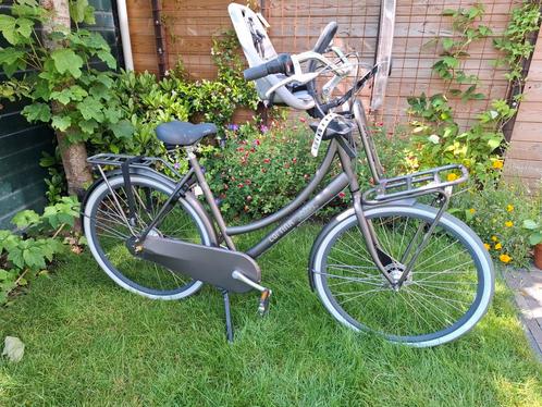Transportfiets/familiefiets Cortina met Yepp kinderzitje, Fietsen en Brommers, Fietsen | Dames | Moederfietsen, Zo goed als nieuw