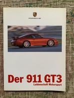 Brochure folder Porsche 911 996 GT3 1999 nieuw!, Porsche, Nieuw, Ophalen of Verzenden, Porsche