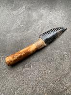 Handgemaakt Obsidiaan Mes, Verzamelen, Ophalen of Verzenden, Mineraal