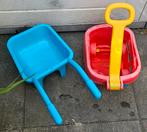 Leuk stand/tuin/camping set kruiwagen + bolderkar Ecoiffier, Ophalen of Verzenden, Gebruikt