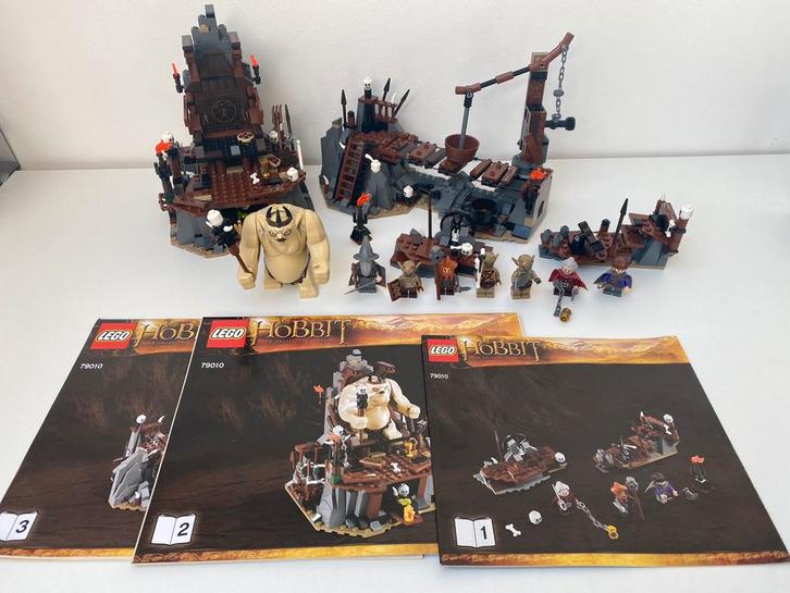 Lego Lord of the Rings 79010 The Goblin King Battle, Kinderen en Baby's, Speelgoed | Duplo en Lego, Zo goed als nieuw, Lego, Complete set