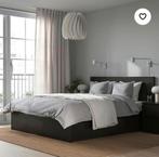 Prchtig Ikea Malm bed,lattenbodems,2lades,2matrassen 160x200, Huis en Inrichting, Ophalen, Wit, Tweepersoons, Zo goed als nieuw