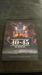 Programma brochure 40-45 de musical, Ophalen of Verzenden, Nieuw