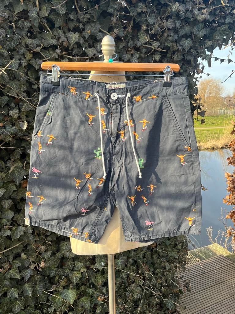Altamont Korte Broek met Print street wear skate wear, Ophalen of Verzenden, Zo goed als nieuw, Maat 48/50 (M), Overige kleuren