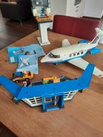 playmobil groot vliegtuig en vliegveld incheck en toren, Complete set, Gebruikt, Ophalen