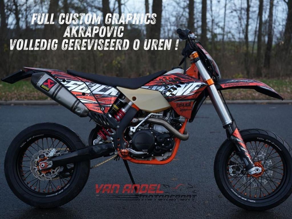KTM 450 EXC | Supermoto | Custom | AKRA! (bj 2011), KTM, Bedrijf, Onbekend, 449 cc