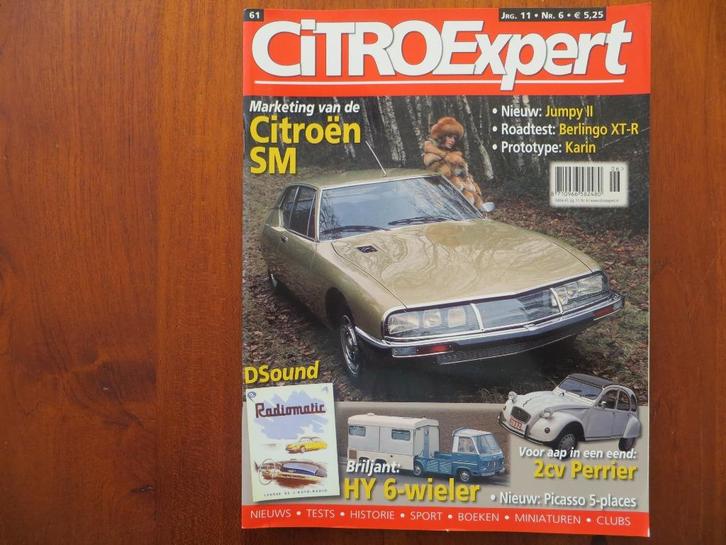 CitroExpert 61 Citroën SM, Jumpy II, Berlingo XT-R, 2CV, HY, Boeken, Auto's | Folders en Tijdschriften, Nieuw, Citroën, Ophalen of Verzenden