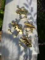4 prachtige, antieke, franse stijl, deurklinken, Ophalen, Koper of Messing, Klink of Kruk