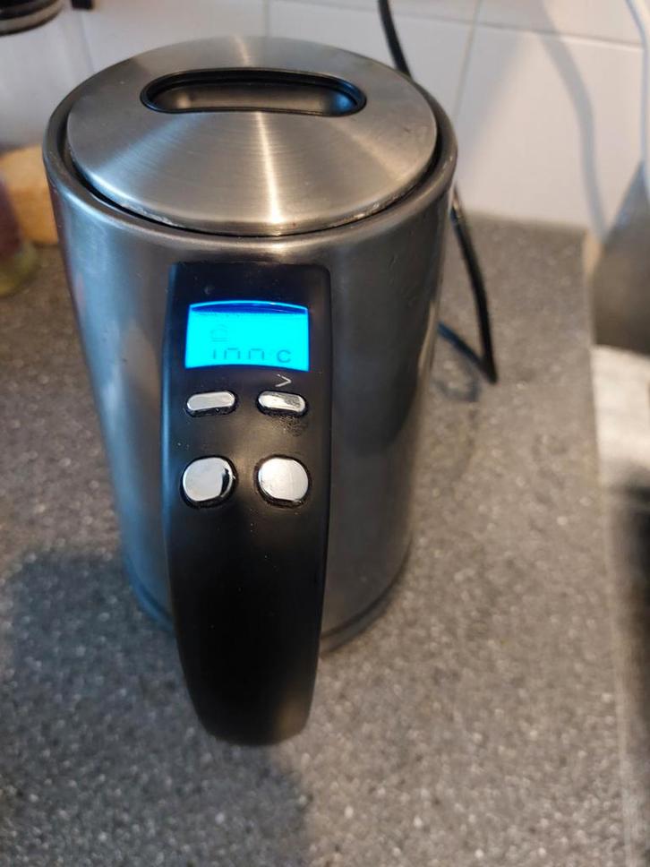 Rvs Waterkoker - Zo goed als nieuw, Witgoed en Apparatuur, Waterkokers, Zo goed als nieuw, 1 tot 2 liter, Draadloos, Rvs, Ophalen of Verzenden