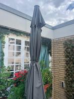 Z.g.a.n. parasol 350 antra/grijs te koop, Tuin en Terras, Parasols, Ophalen, Zo goed als nieuw, Waterdicht, Stokparasol