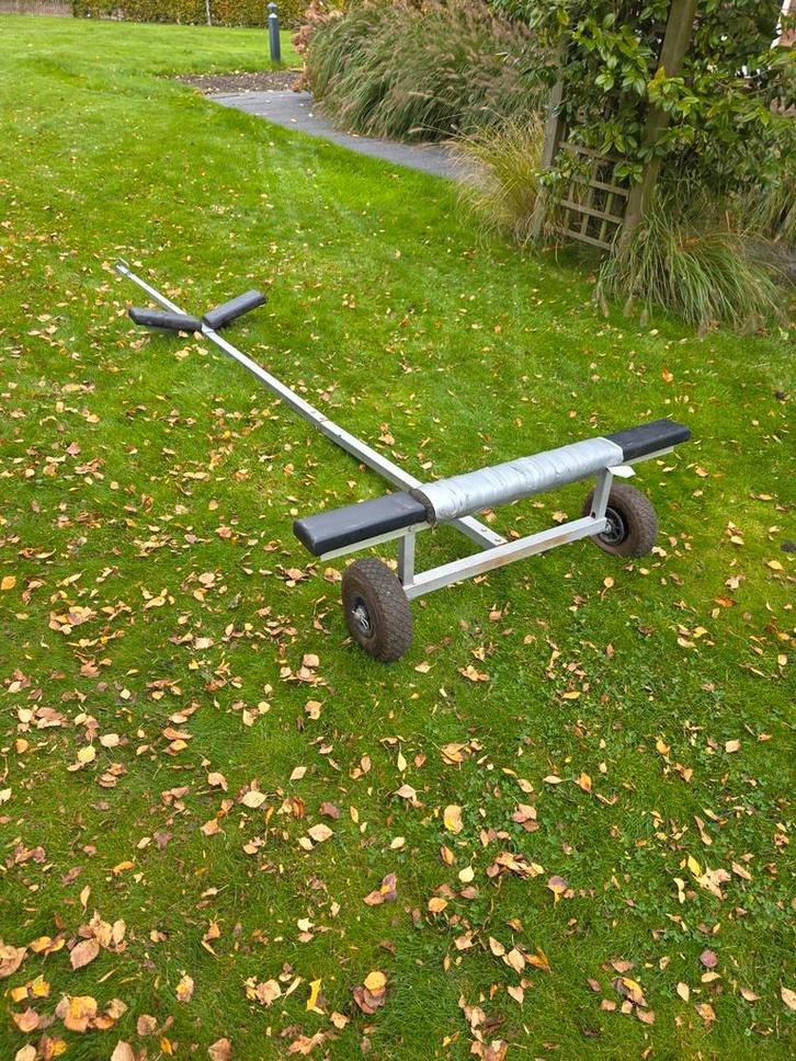 Handtrailertje, stallingstrailer,, Watersport en Boten, Boottrailers, Gebruikt, Strandtrailer, Minder dan 1500 kg, Minder dan 6 meter