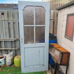 Hardhouten Buitendeur, Doe-het-zelf en Verbouw, Deuren en Horren, Ophalen, Gebruikt, 80 tot 100 cm, Buitendeur