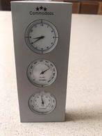 Commodoor klokje met hygrometer en thermometer, Ophalen of Verzenden, Zo goed als nieuw