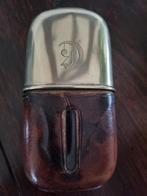 Antieke “Porthole” Dunhill heupfles - Anno 1920 -, Antiek en Kunst, Ophalen of Verzenden, Zilver