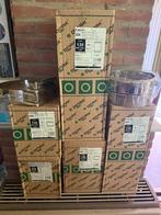 Dinak RVS Dubbelwandige Kanalen + Toebehoren, Ophalen, Nieuw, Kachel