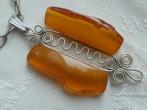 Russische Amber Hanger  --    aan ketting, Verzenden, Overige materialen, Hanger