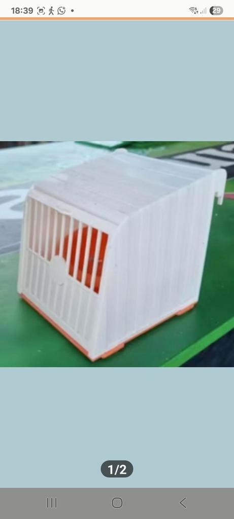 Kunstof nestkastjes, Dieren en Toebehoren, Vogels | Hokken en Kooien, Gebruikt, Vogelkooi, Kunststof, Ophalen