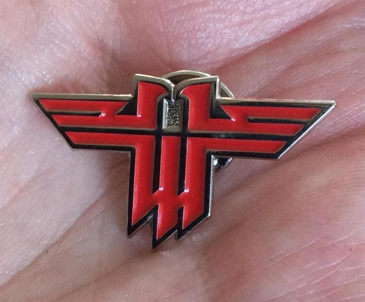 WOLFENSTEIN 2 Retro Gaming Enamel Pin Broche, Spelcomputers en Games, Games | Overige, Nieuw, Shooter, 1 speler, Vanaf 3 jaar