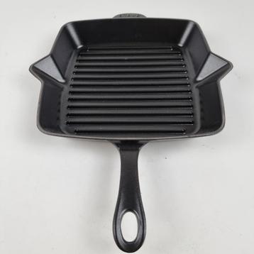 Staub Skillet Grill 26 cm vierkant zwart beschikbaar voor biedingen