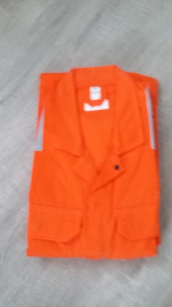 Overall PROBAN ORANJE maat 52 vlam vertragend, Tuin en Terras, Werkkleding, Nieuw, Heren, Overall, Ophalen of Verzenden