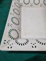 decoratie blad wit metaal open rand, Huis en Inrichting, Woonaccessoires | Overige, Ophalen of Verzenden, 'T Olde Gre-j, Info@toldegrej.nl